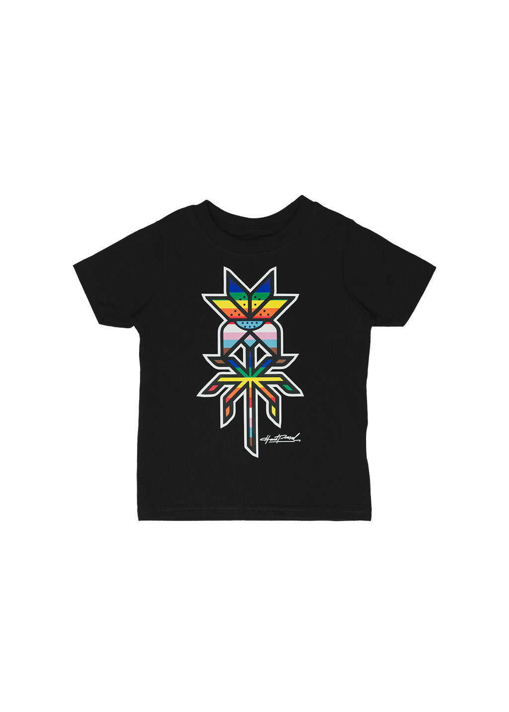 Pride Lily Tee | Black | Kids - Hardpressed Print Studio Inc.
