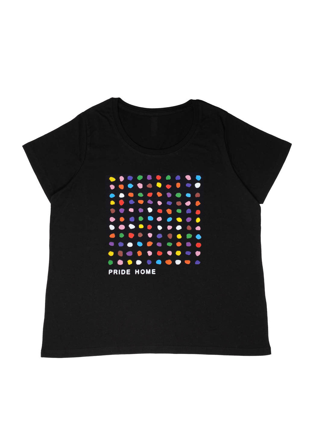 Pride Mosaic Plus Size Tee | Black | Ladies