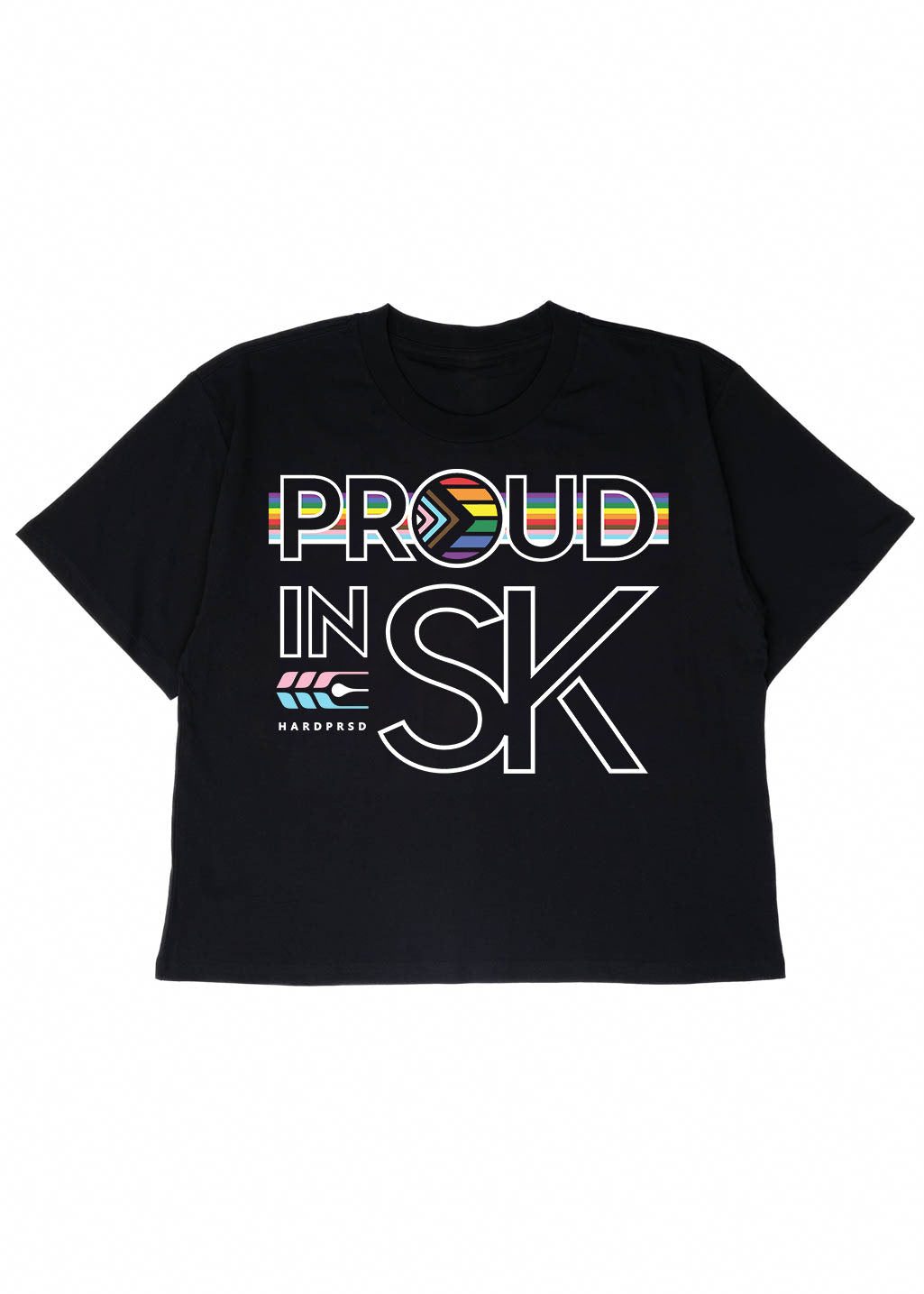 Proud In SK Boxy Tee | Black | Ladies