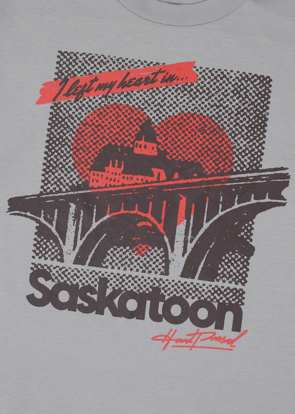 L | Saskatoon Heartland Boxy Tee | Cloud | Ladies