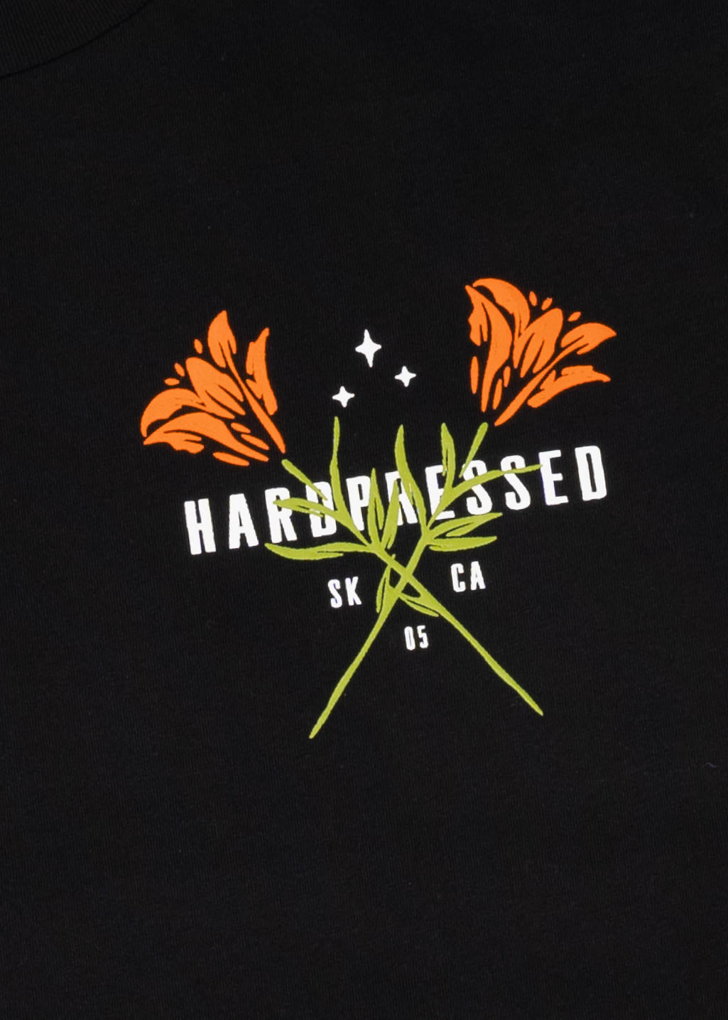 Wild Lily Boxy Tee | Black | Ladies - Hardpressed Print Studio Inc.