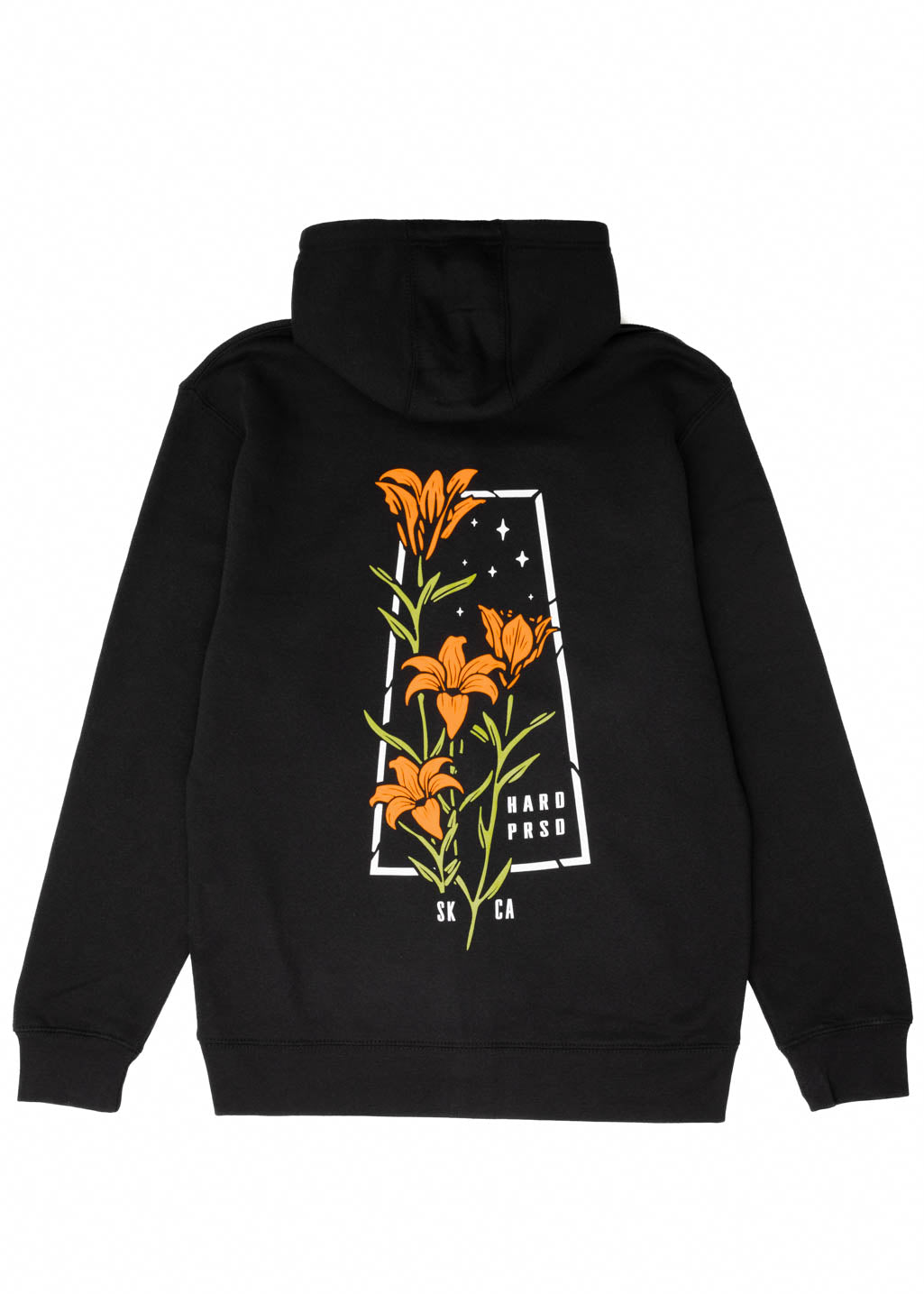 Wild Lily Zip Sweater | Black | Unisex