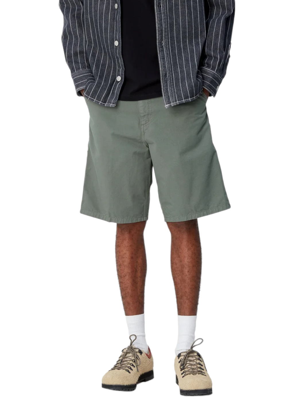 Carhartt WIP - Single Knee Short - Park Garment Dyed - Hardpressed Print Studio Inc.
