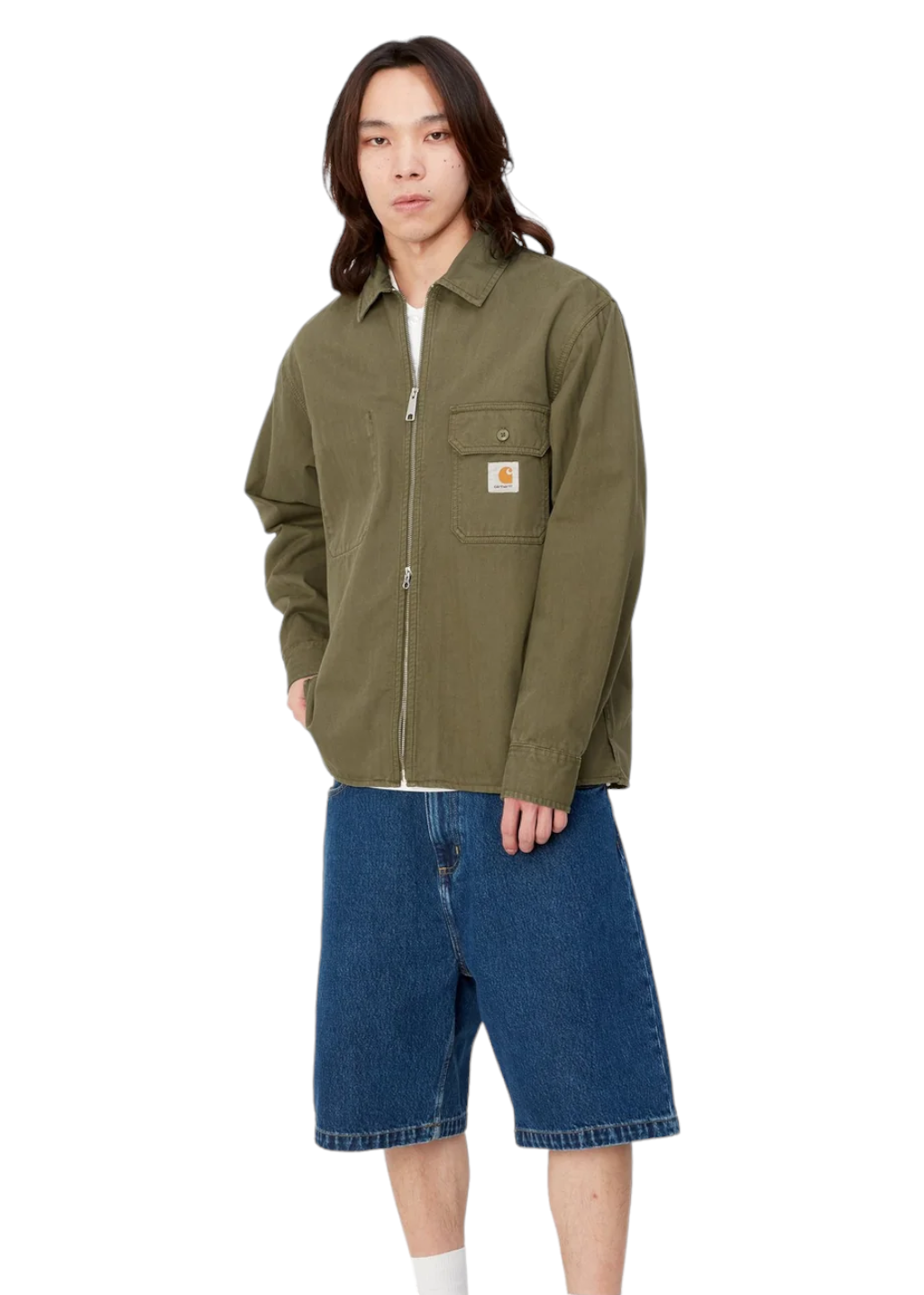 Carhartt WIP - Rainer Shirt Jacket - Dundee Garment Dyed - Hardpressed Print Studio Inc.