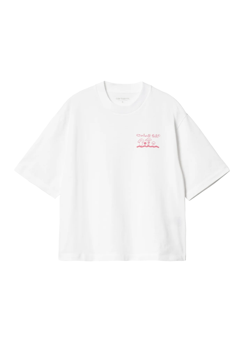 Carhartt WIP - W' S/S Kainosho T-Shirt - White/Charm Pink