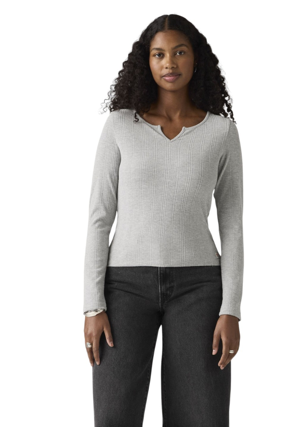 Levi's - Dry Goods Cozy LS - Medium Heather Gray