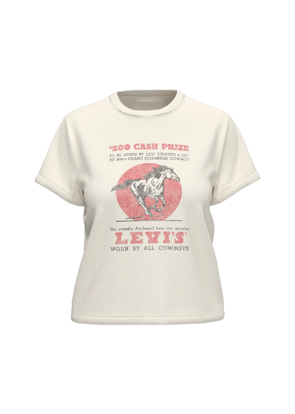 Levi's - Graphic Classic Tee - Camp Out Cloud Dancer - Hardpressed Print Studio Inc.