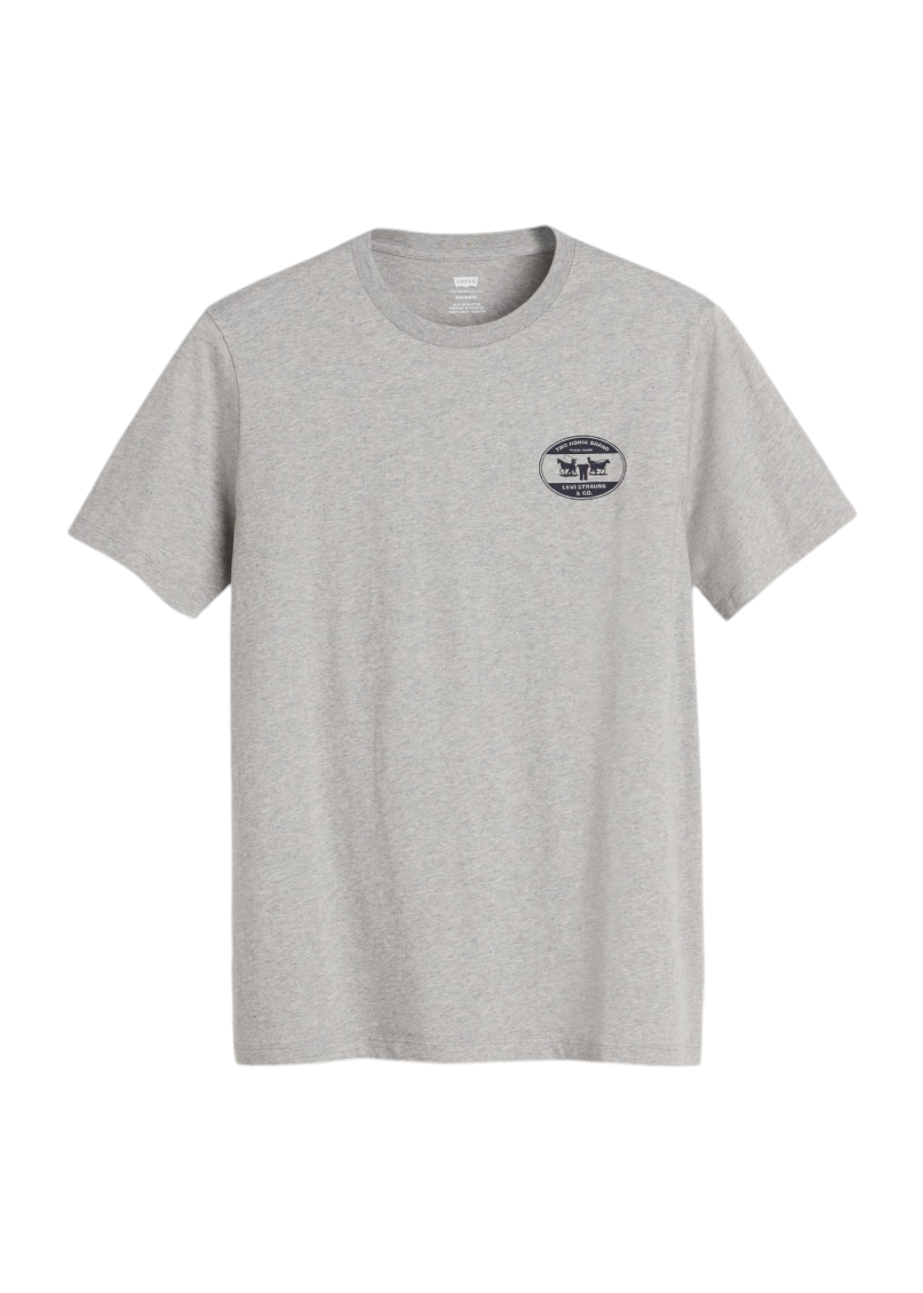 Levi's - Graphic Crewneck Tee - Fit Easy Poster Mid Tone Heather Grey