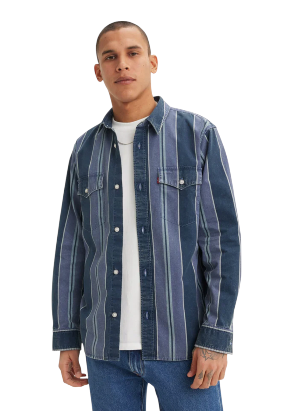 Levi's - Relaxed Fit Western - Carson Stripe