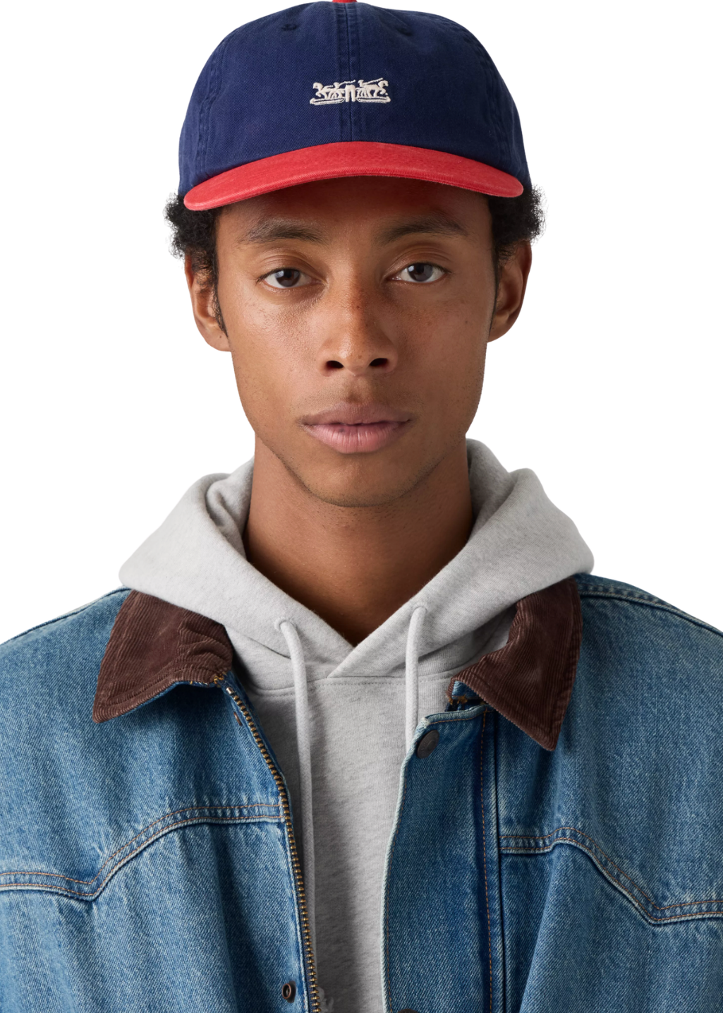 Levi's - Rockridge Dad Cap - Medieval Blue/Mars Red - Hardpressed Print Studio Inc.