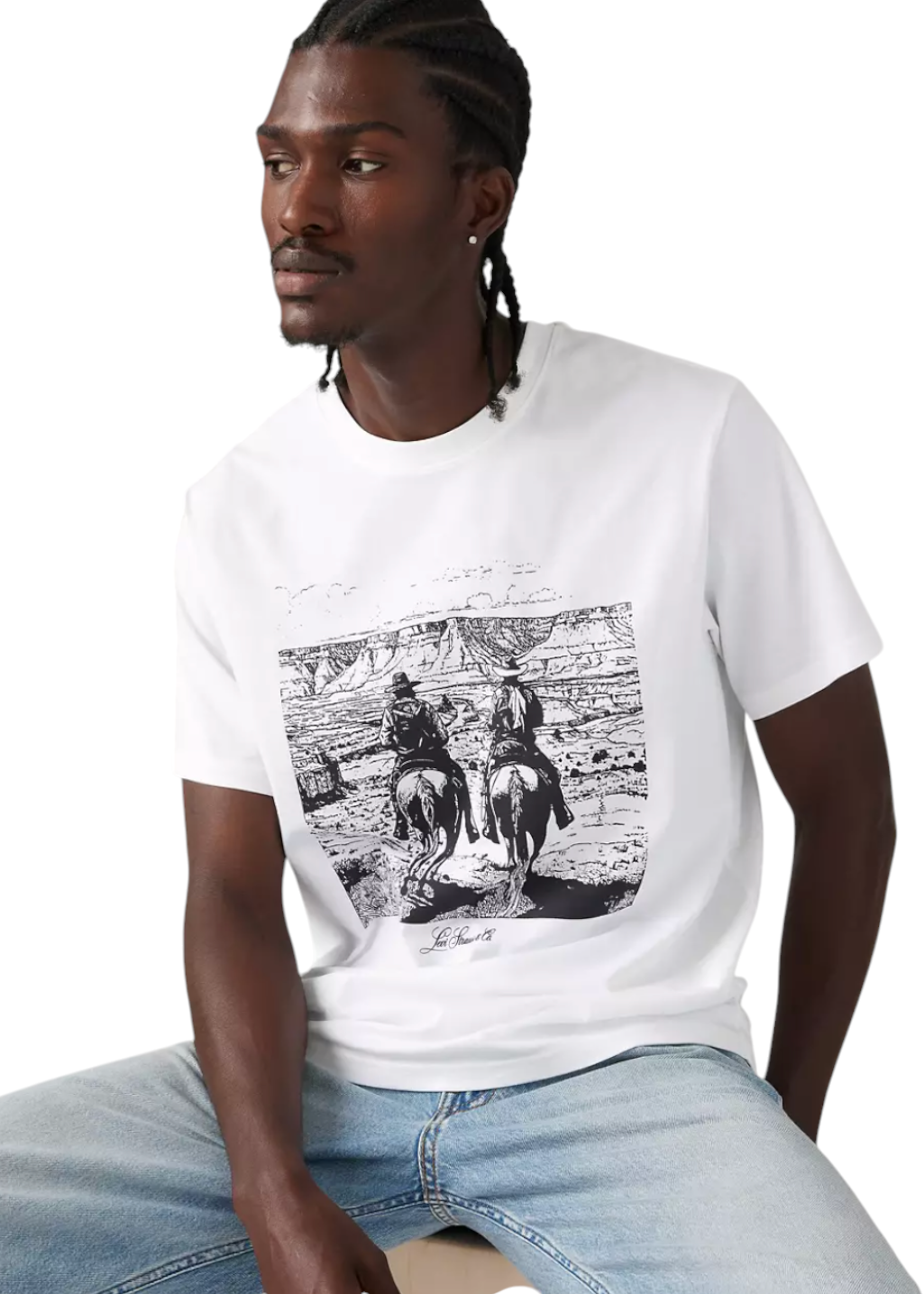 Levi's - S/S Relaxed Fit Tee - Archival Sunset Riders