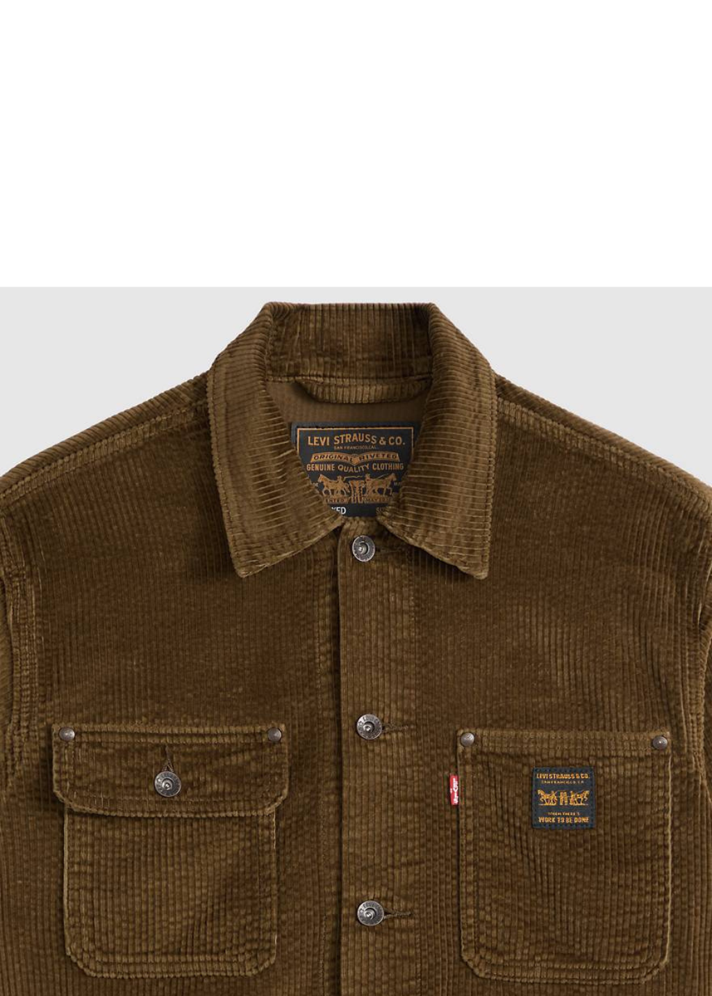 Levi's - Sunrise Trucker - Desert Palm - Corduroy
