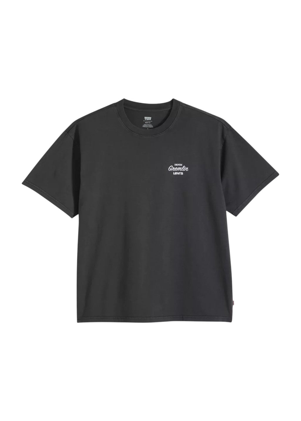 Levi's - GR Boxy Tee Coastal Creative Denim Gremlin - Jet Black - Hardpressed Print Studio Inc.