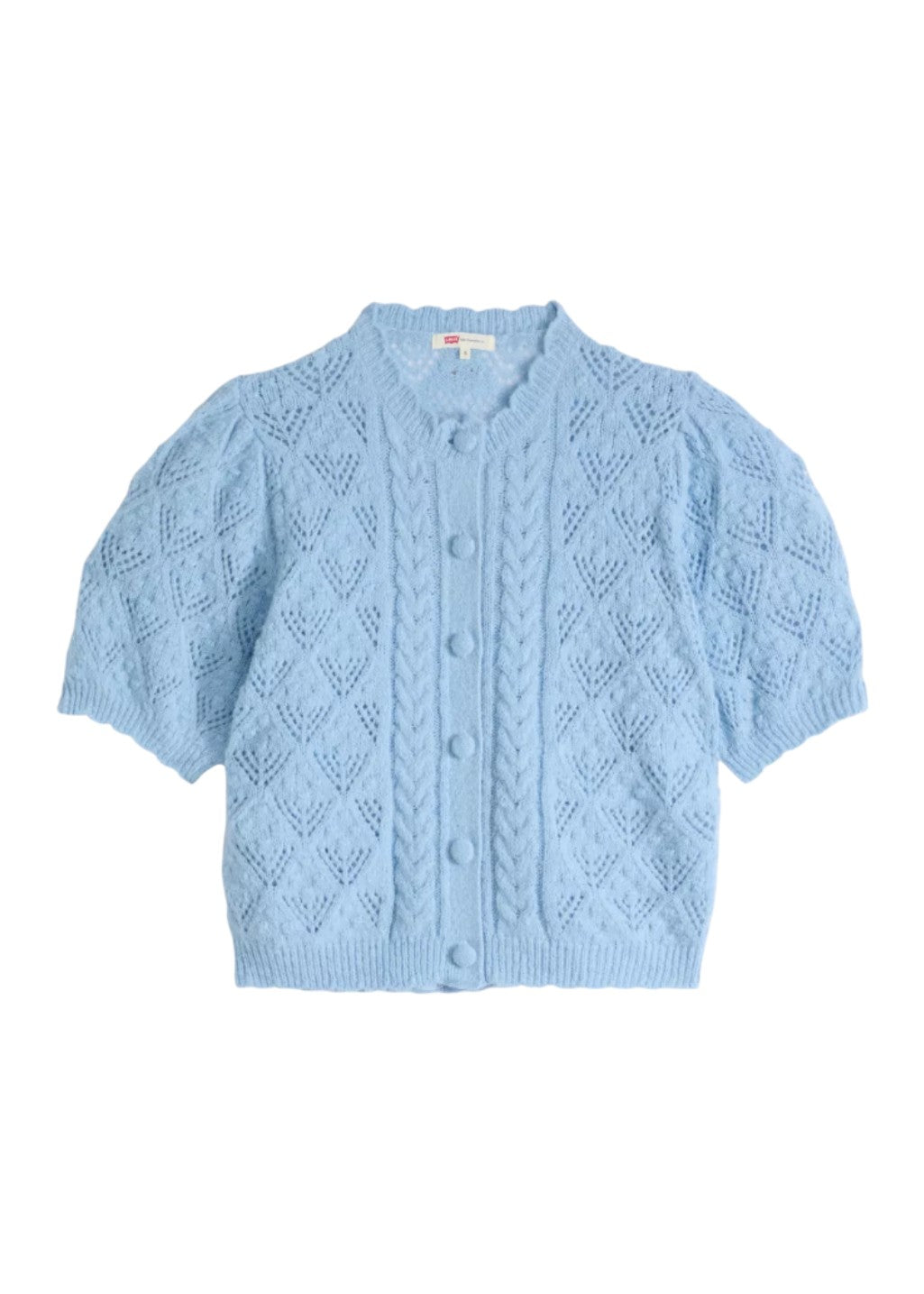 Levi's - Pauline Pointelle SS Cardigan - Glacier Lake