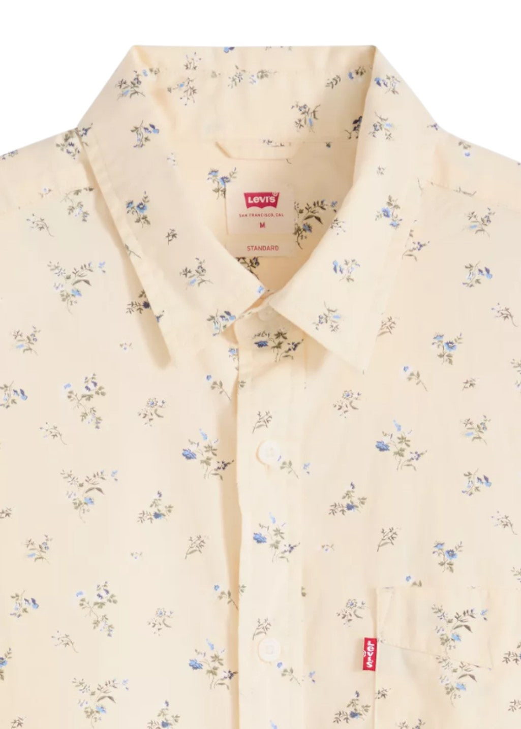 Levi's - SS Classic 1 PKT Standard - Terry Ditsy Rutabaga - Hardpressed Print Studio Inc.