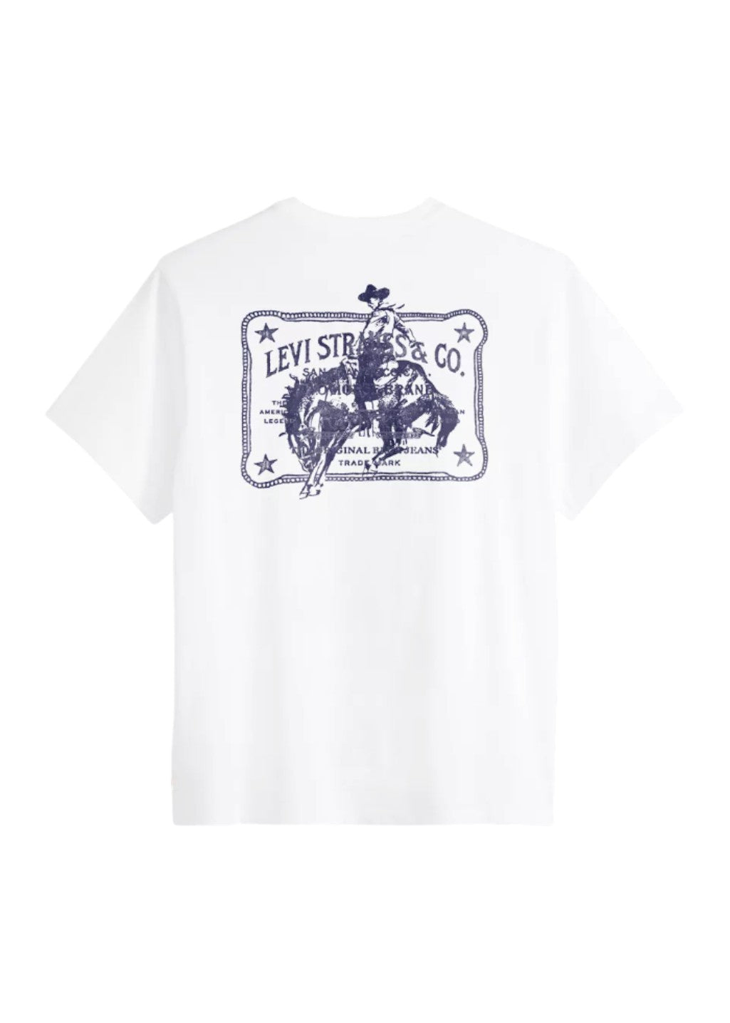 Levi's - Vintage Fit Graphic Tee - Archival Horse Buckle White Plus - Hardpressed Print Studio Inc.