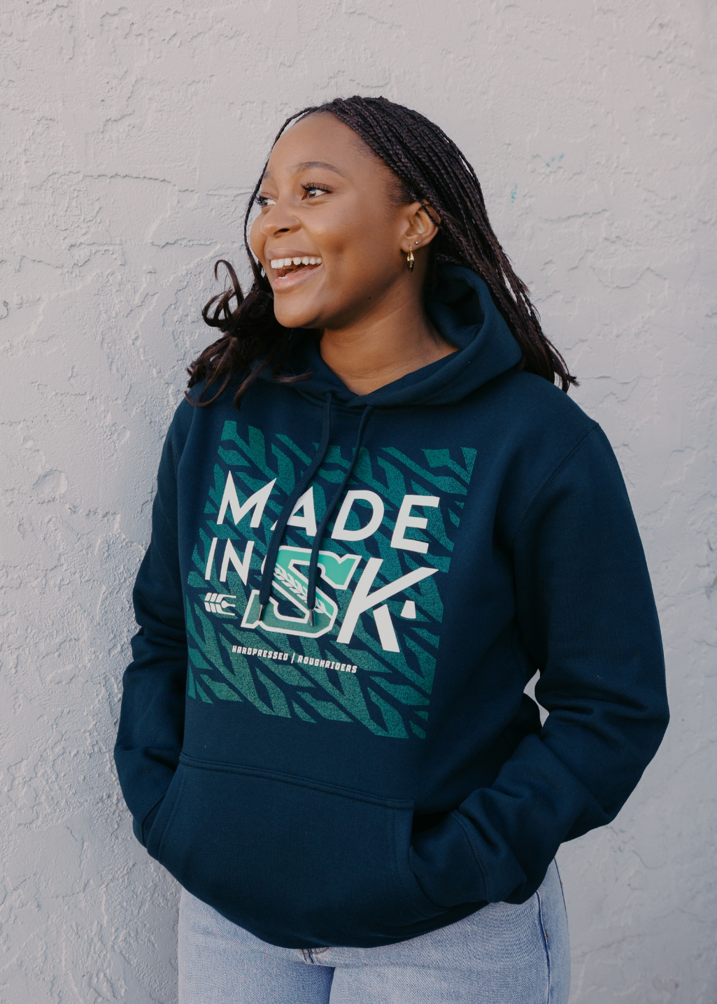 Made in SK Riders Field Sweater | Obsidian Green | Unisex