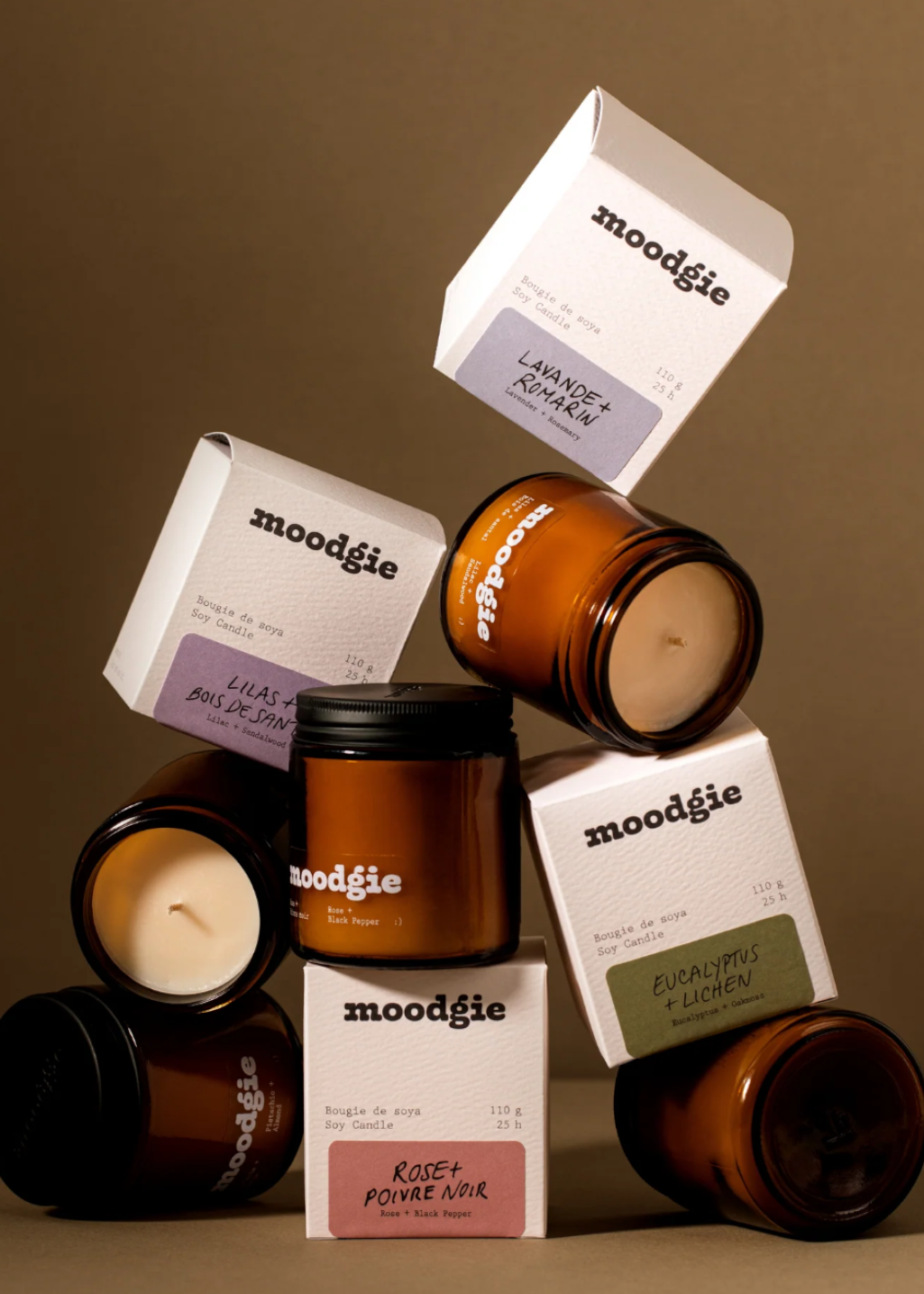 Moodgie - Honey + Citrus Candle - Hardpressed Print Studio Inc.
