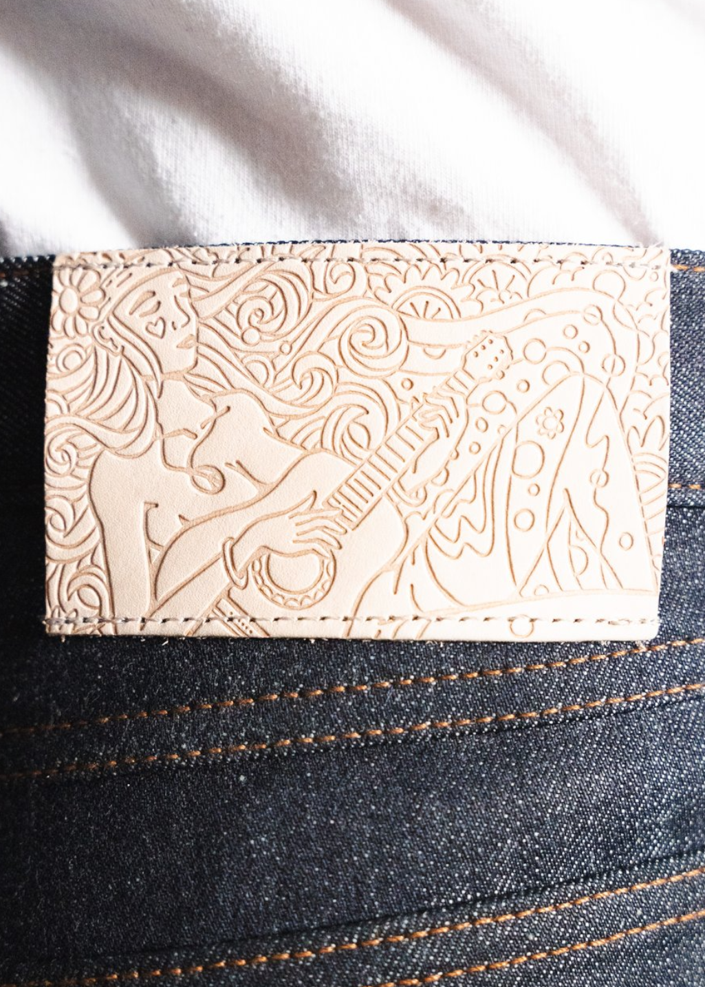 Naked & Famous Denim - Weird Guy - Love & Peace Selvedge