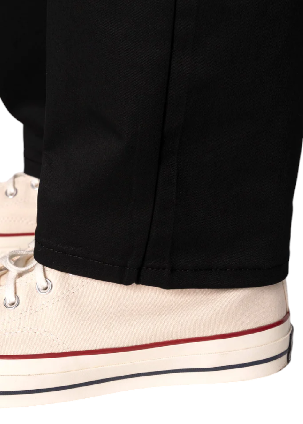 Naked & Famous Denim - Straight Chino - Black Stretch Twill - Hardpressed Print Studio Inc.