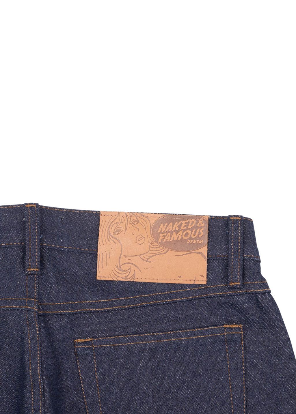 Naked & Famous Denim - Easy Guy - Coffee Dye Selvedge - Hardpressed Print Studio Inc.