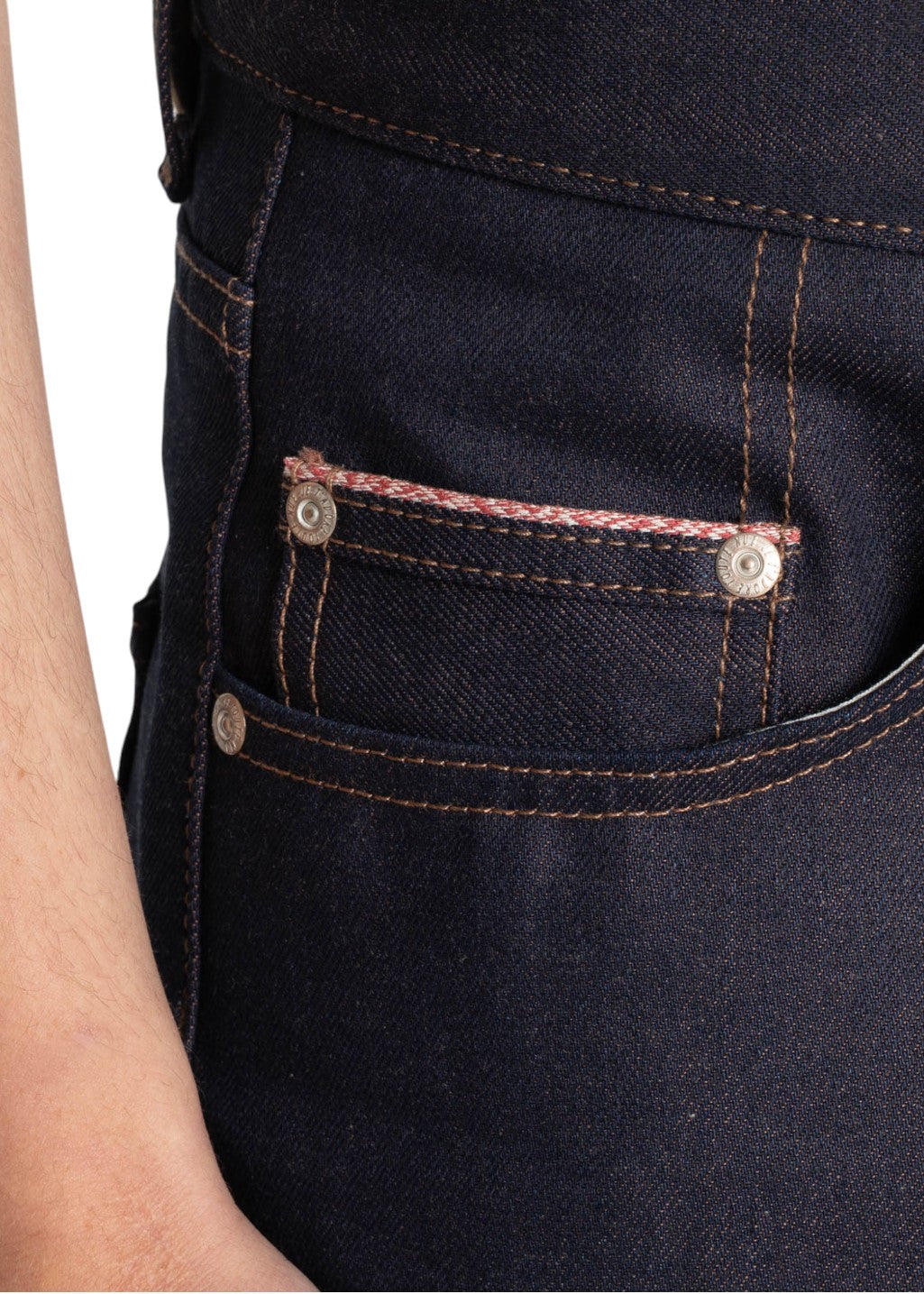 Naked & Famous Denim - Strong Guy - Chocolate Milk Selvedge - Indigo - Hardpressed Print Studio Inc.