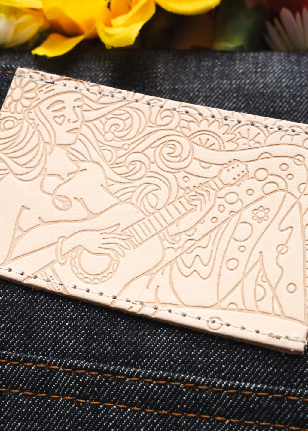 Naked & Famous Denim - Weird Guy - Love & Peace Selvedge