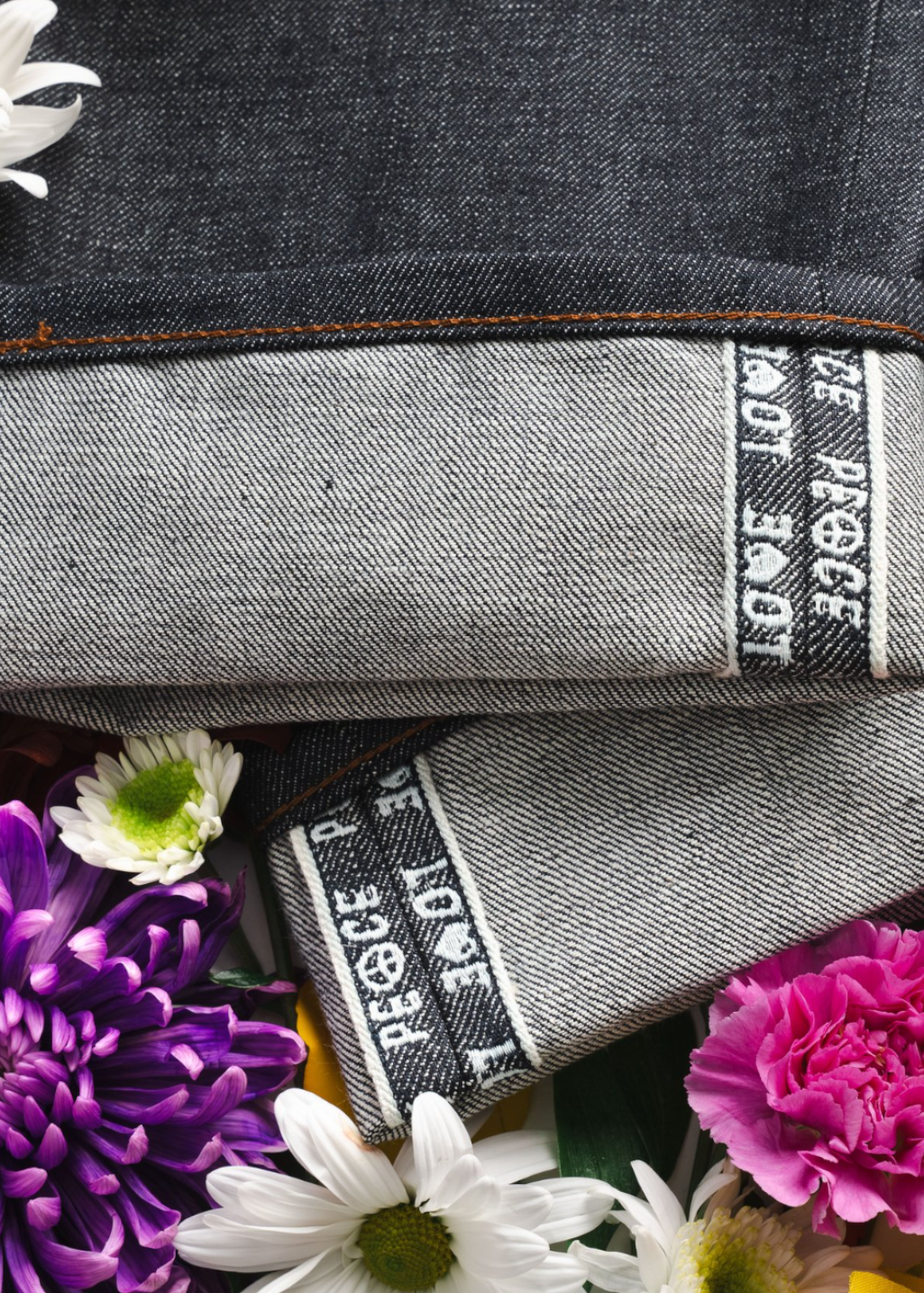 Naked & Famous Denim - Weird Guy - Love & Peace Selvedge