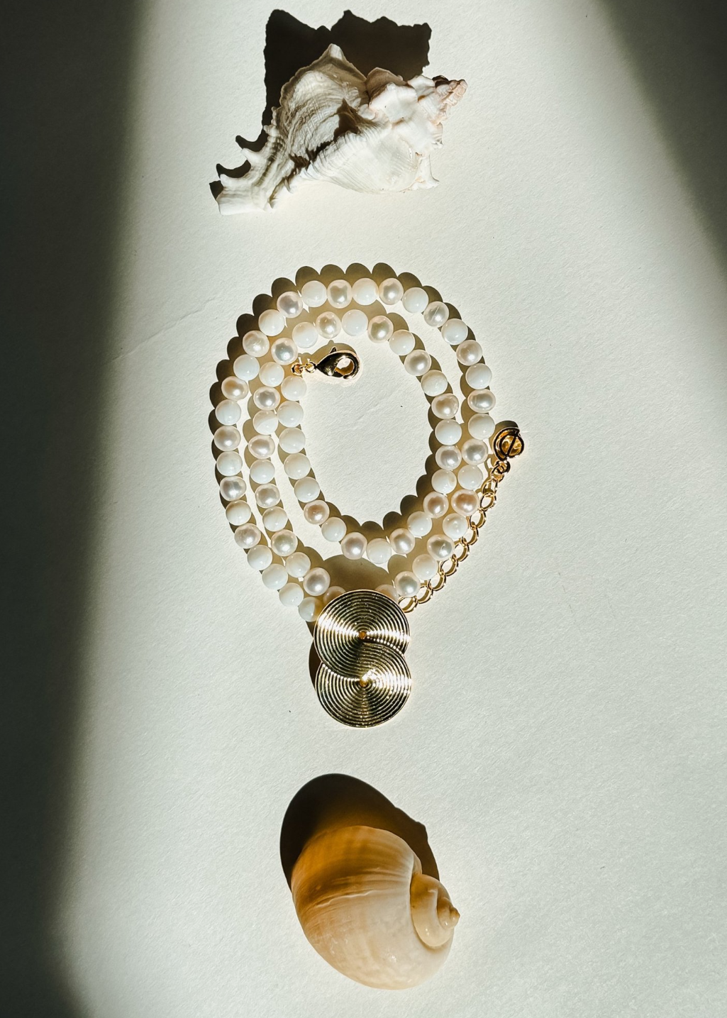Oneiro Designs - Kismet Necklace - Gold/Pearl