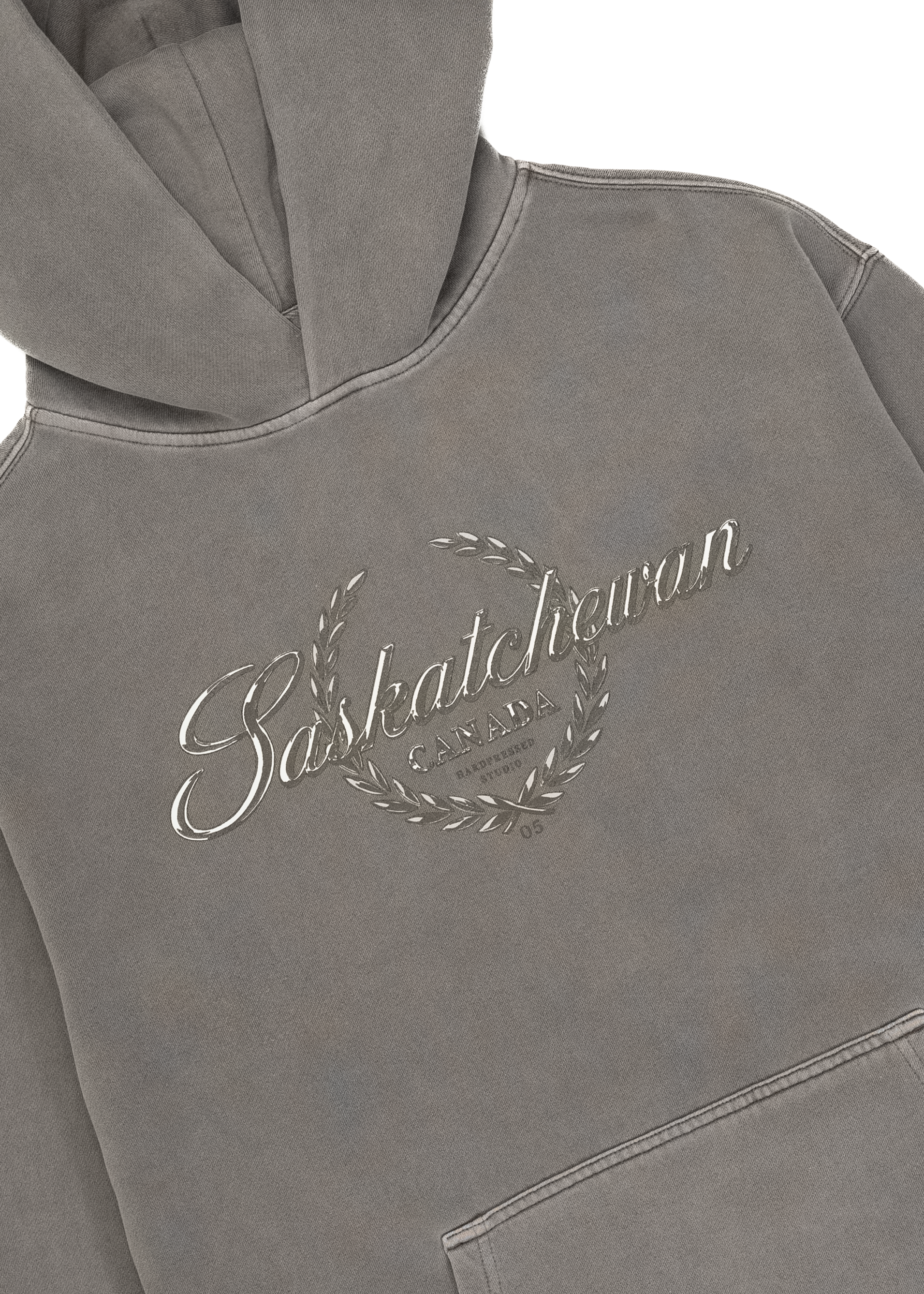Premier Wreath Sweater | Vintage Grey | Unisex - Hardpressed Print Studio Inc.