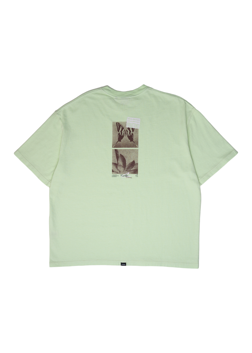 THRILLS - Earths Vibrations Oversized Tee - Washed Mint - Hardpressed Print Studio Inc.