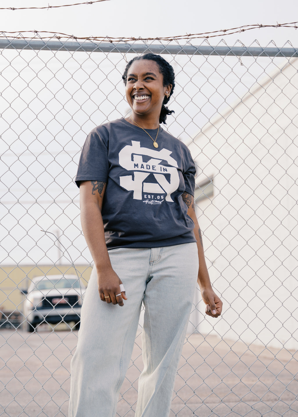 XS | Made in SK Icon Tee | Charcoal | Unisex