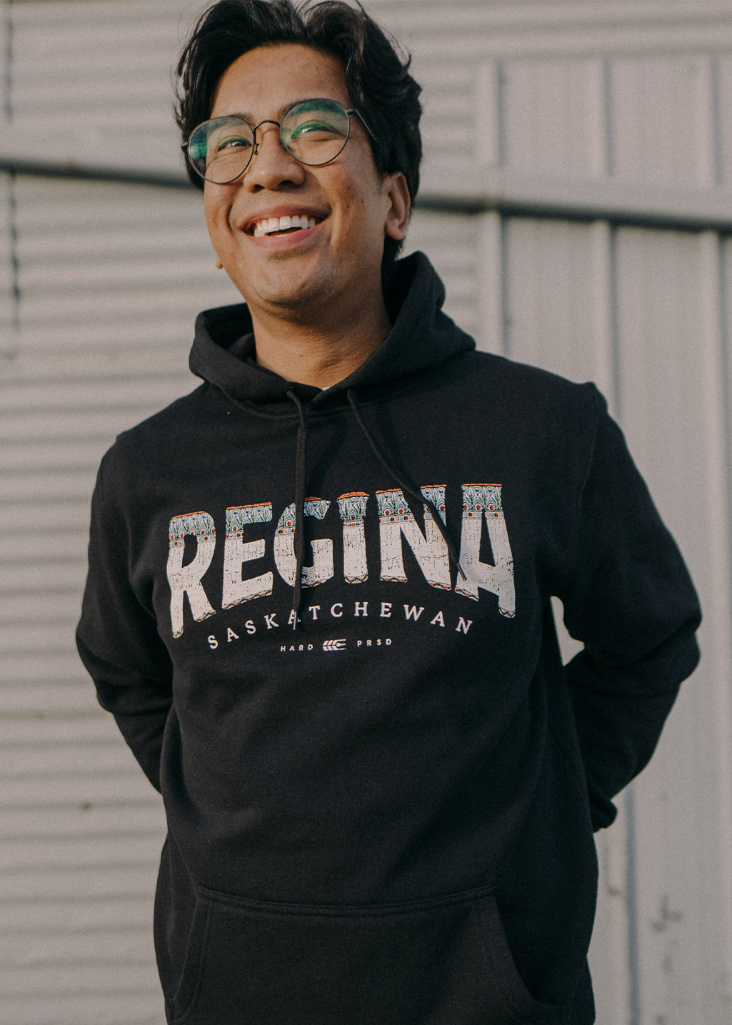 Regina Bridge Sweater | Black | Unisex - Hardpressed Print Studio Inc.