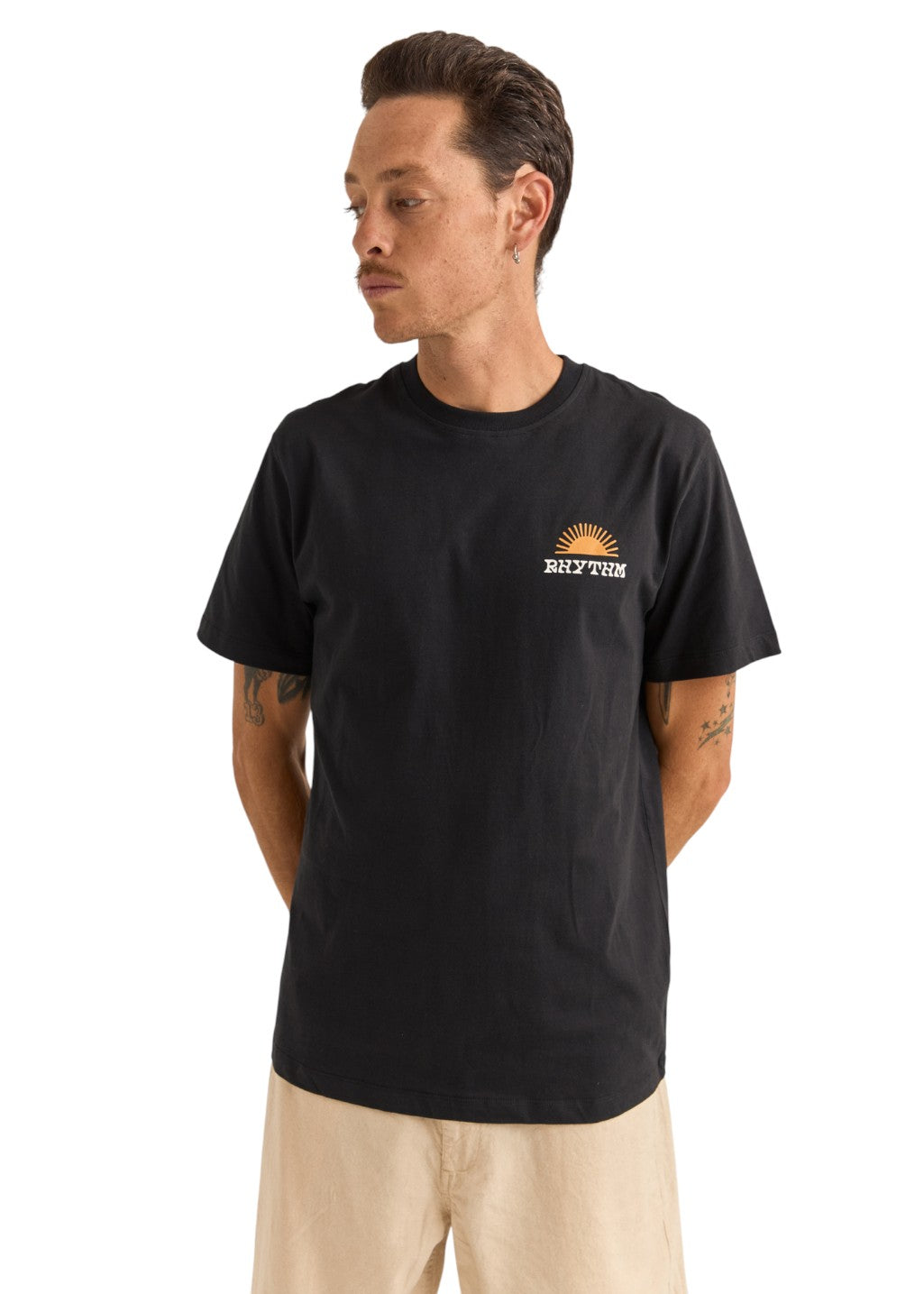 Rhythm - Awake Tee - Black - Hardpressed Print Studio Inc.