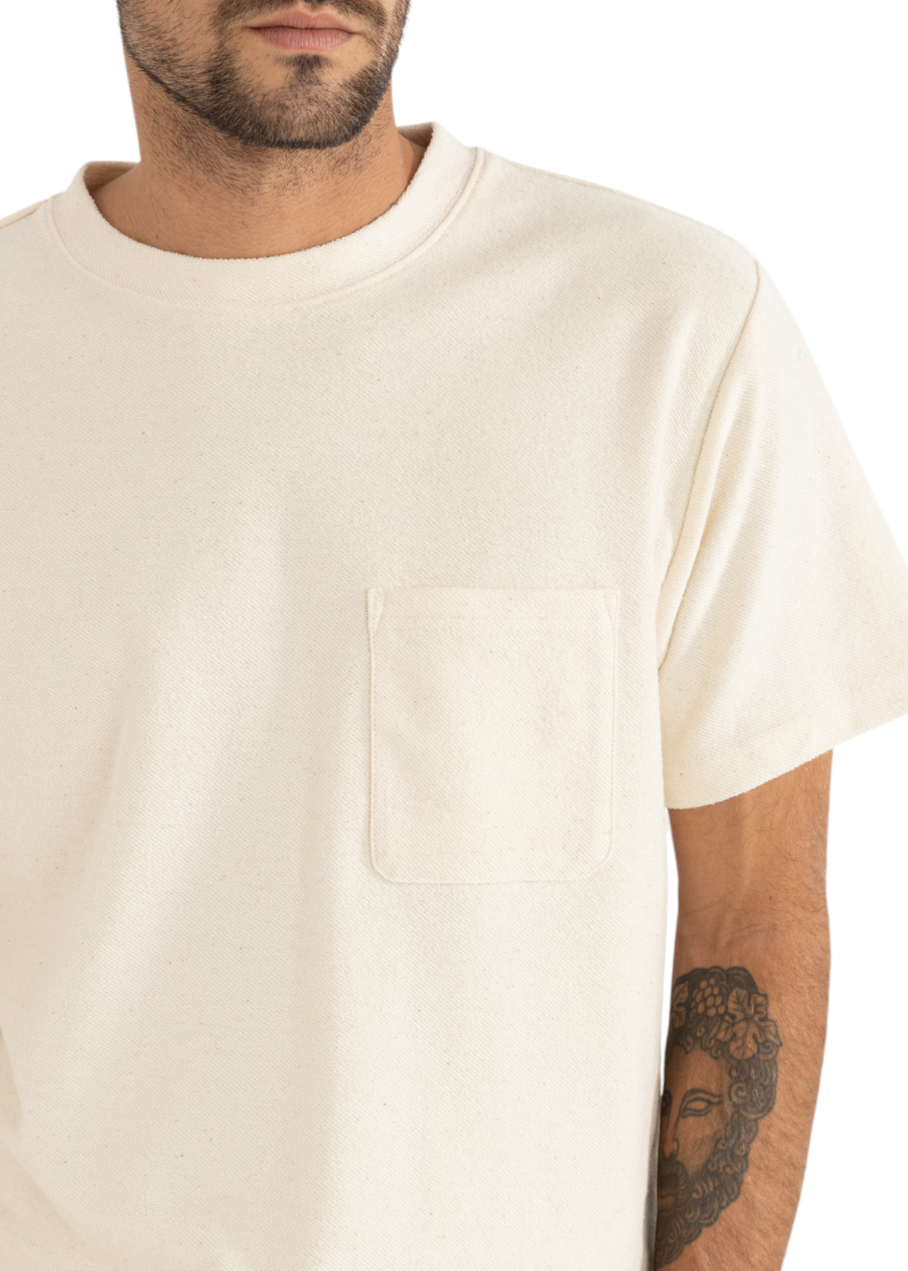 Rhythm - Vintage Terry S/S T-Shirt - Natural