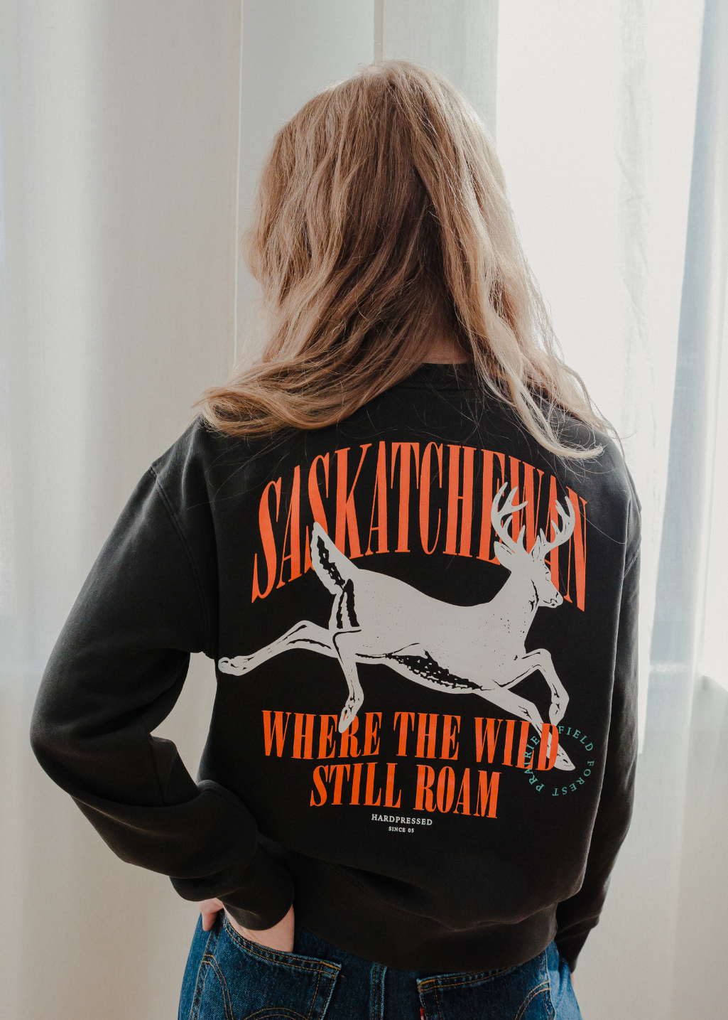 Roam Crewneck | Vintage Black | Ladies