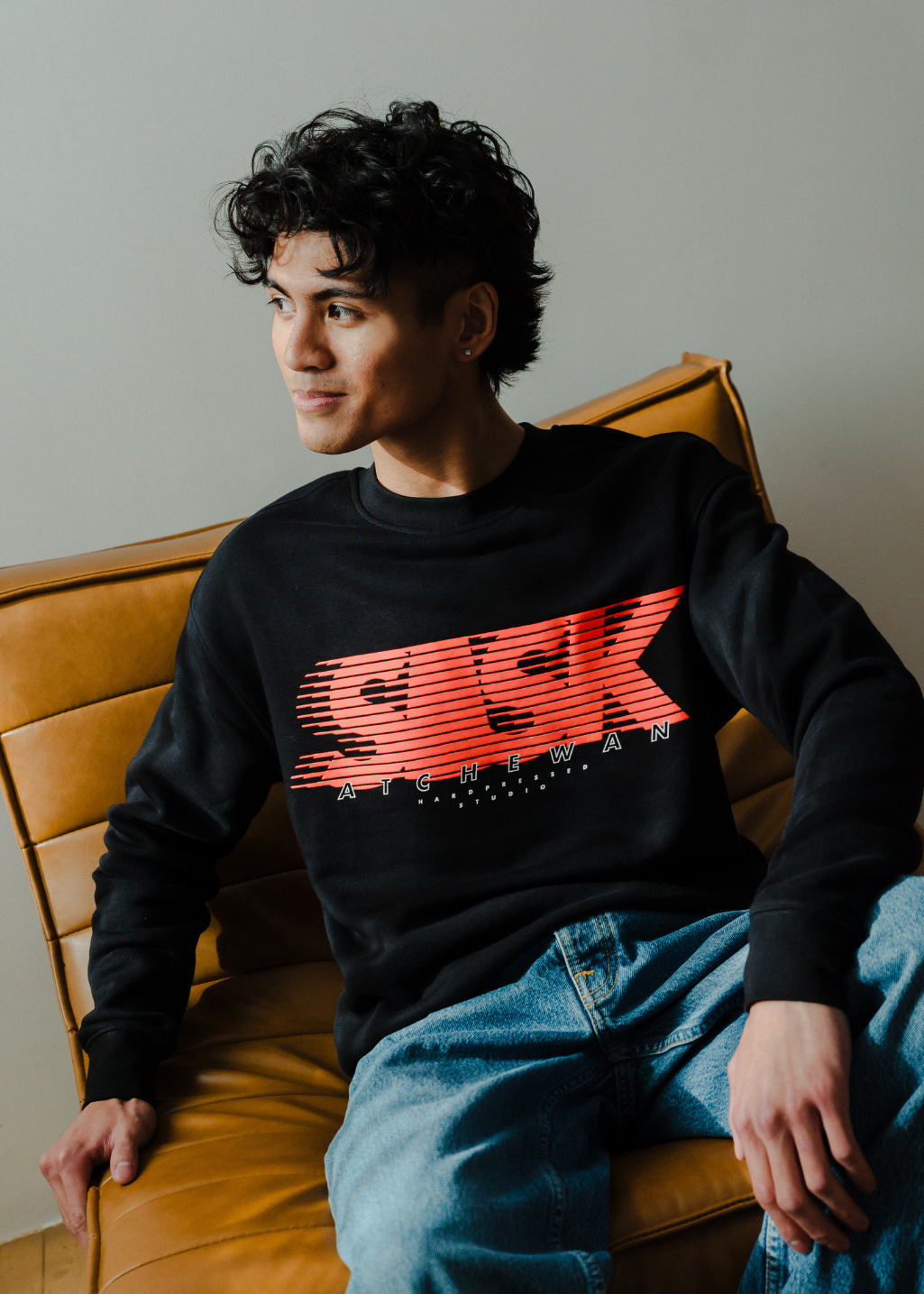 Sask Speedline Crewneck | Black | Unisex