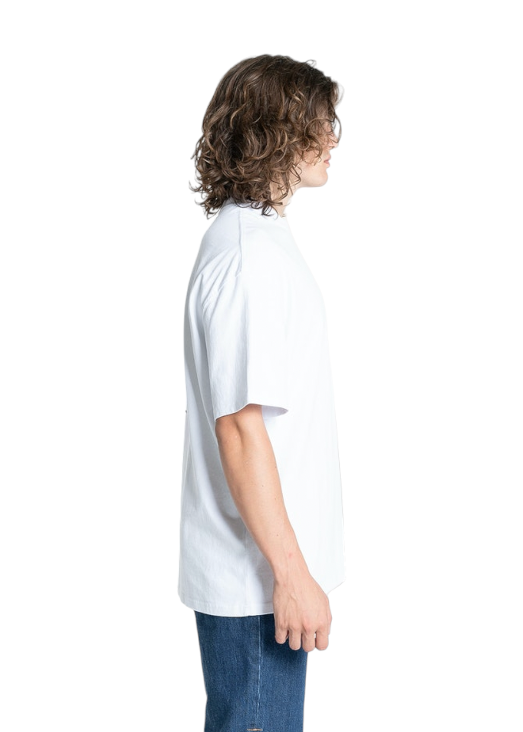THRILLS - Controlled Damage Box Fit Oversize Tee - White - Hardpressed Print Studio Inc.