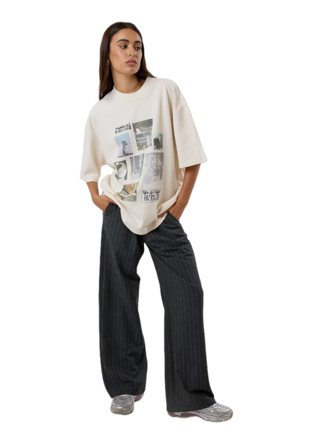 THRILLS - One Way Or Another Oversized Tee - Heritage White - Hardpressed Print Studio Inc.