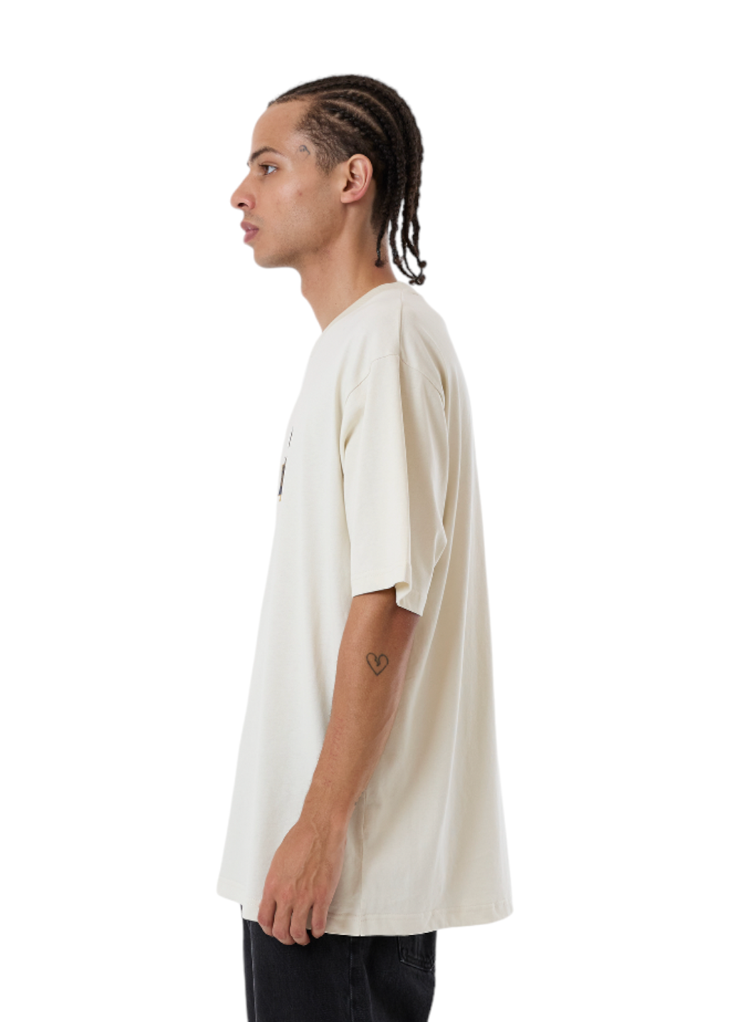 THRILLS - Above It All Oversized Tee - Light Grey - Hardpressed Print Studio Inc.