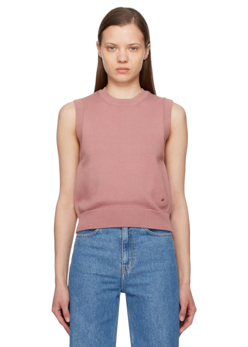 Carhartt WIP - W' Chester Vest Sweater - Glassy Pink - Hardpressed Print Studio Inc.
