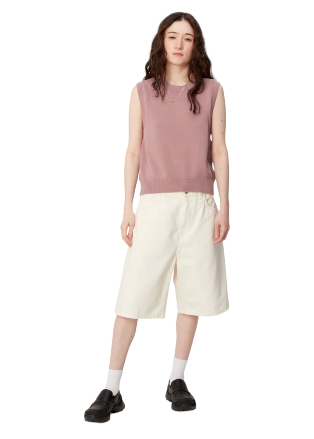 Carhartt WIP - W' Chester Vest Sweater - Glassy Pink - Hardpressed Print Studio Inc.