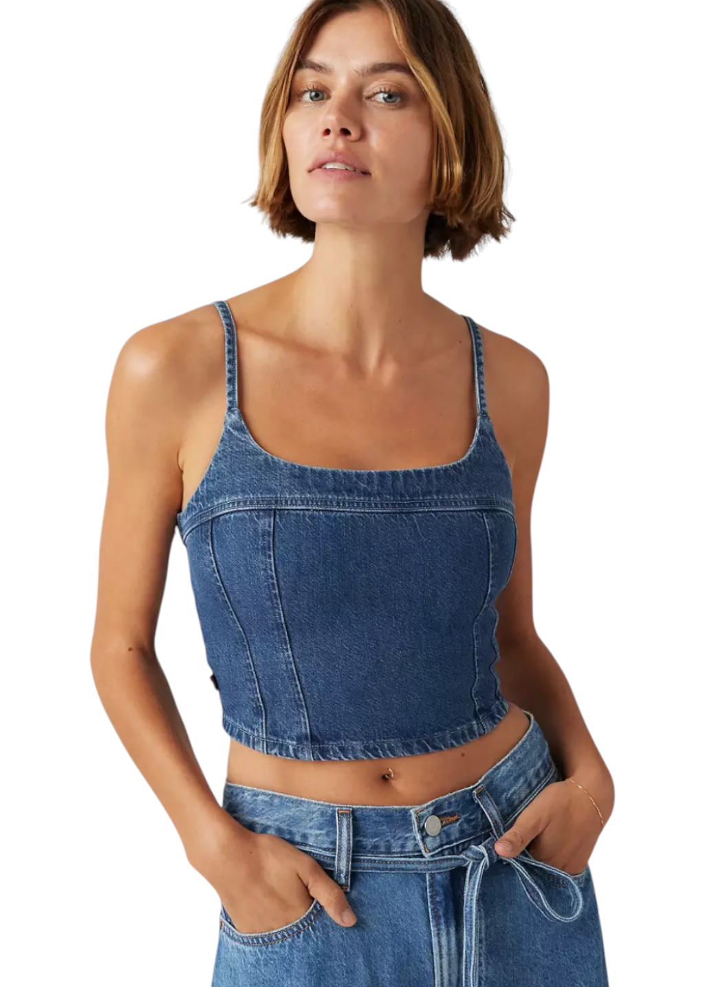 Levi's - Jadine Denim Cami Tank - Proud Moment