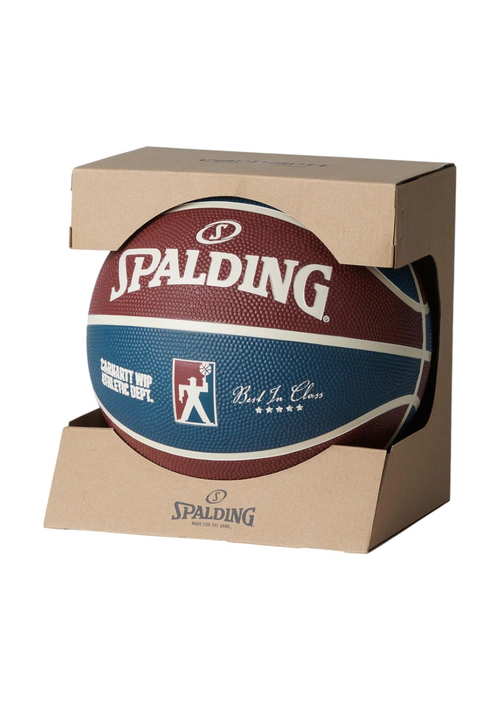 Carhartt WIP x Spalding Basketball - Mulberry/Dusky Blue