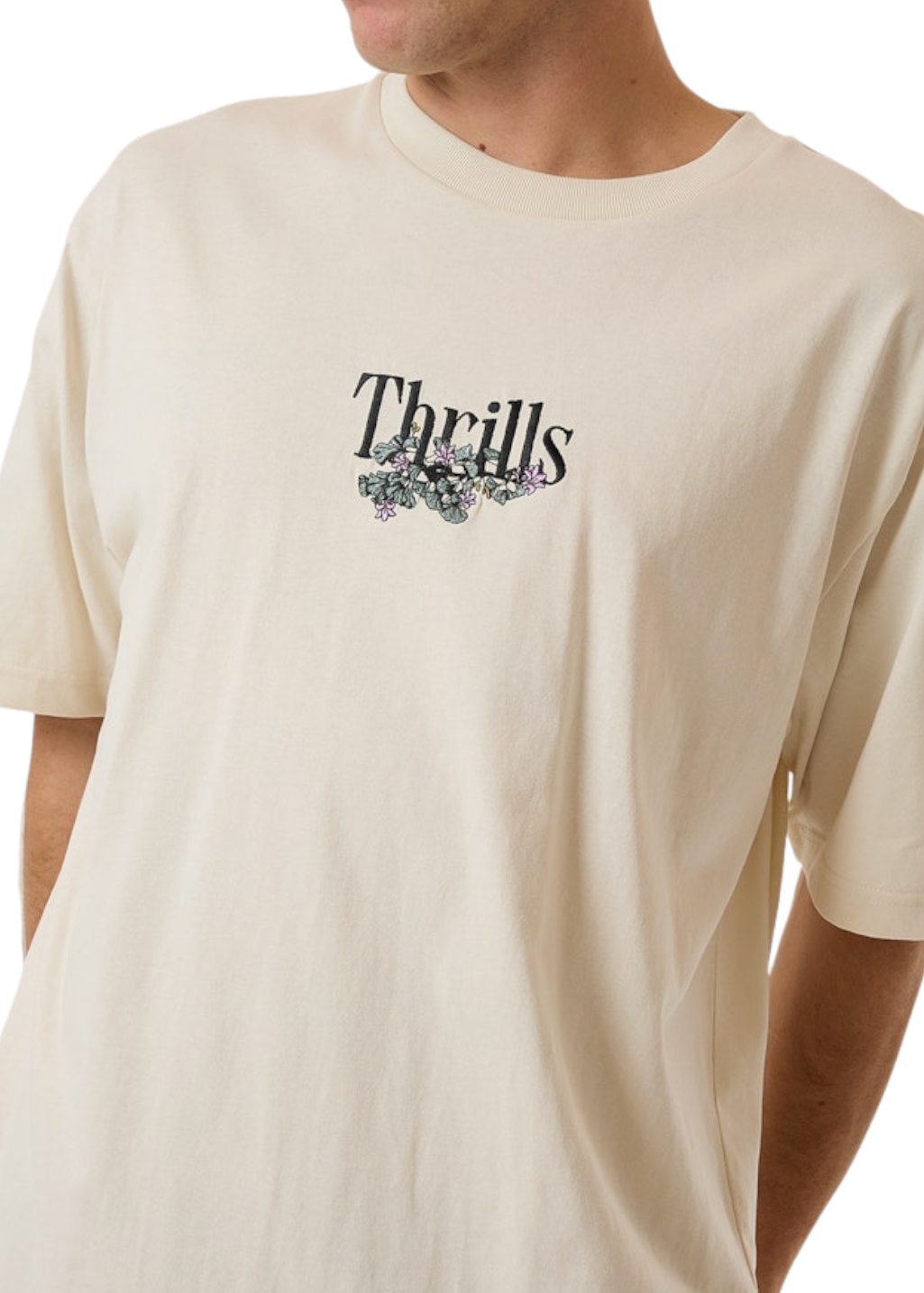 THRILLS - New Growth Oversize Fit Tee - Heritage White