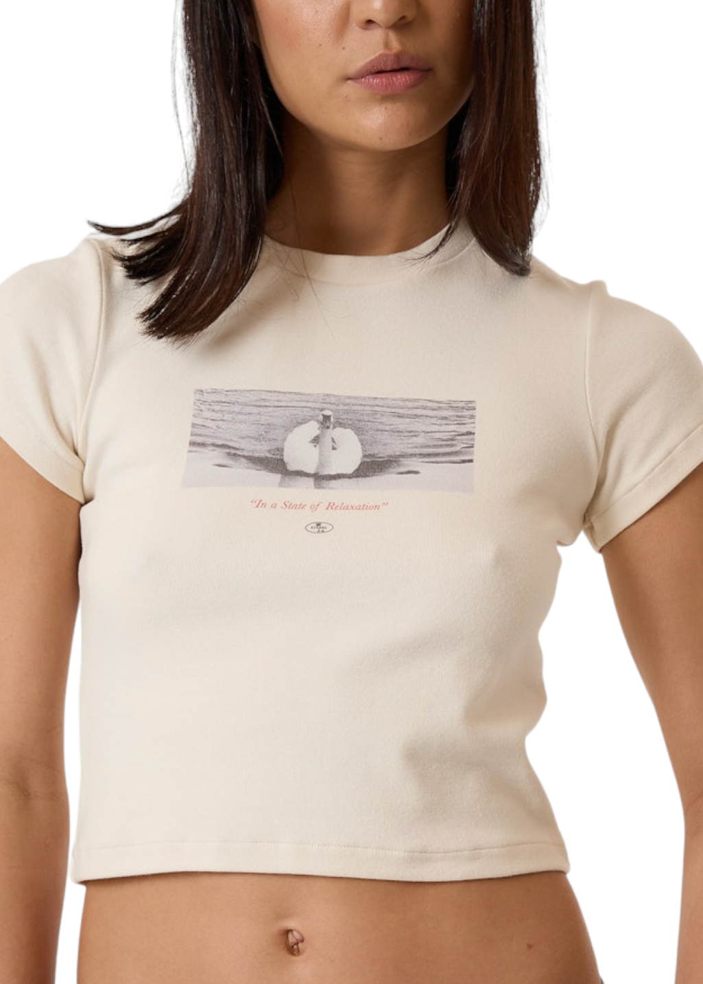 THRILLS - Swan Song Mini Tee - Heritage White