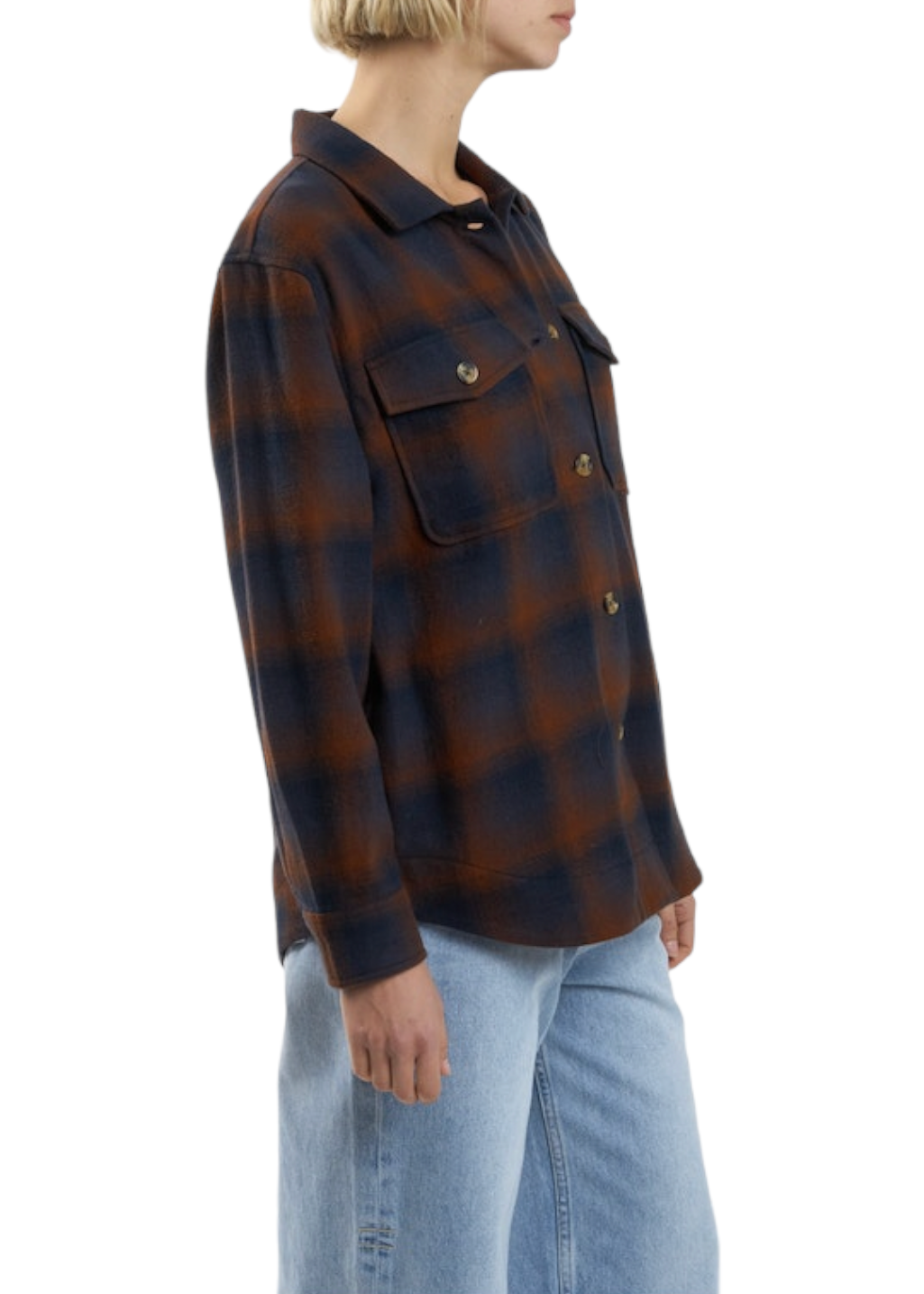 THRILLS - Barrio Overshirt - Midnight Blue - Hardpressed Print Studio Inc.