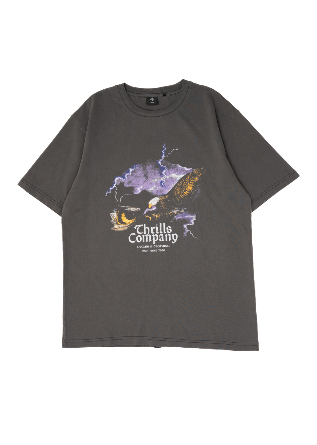 THRILLS - Flight Risk Oversize Fit Tee - Merch Black