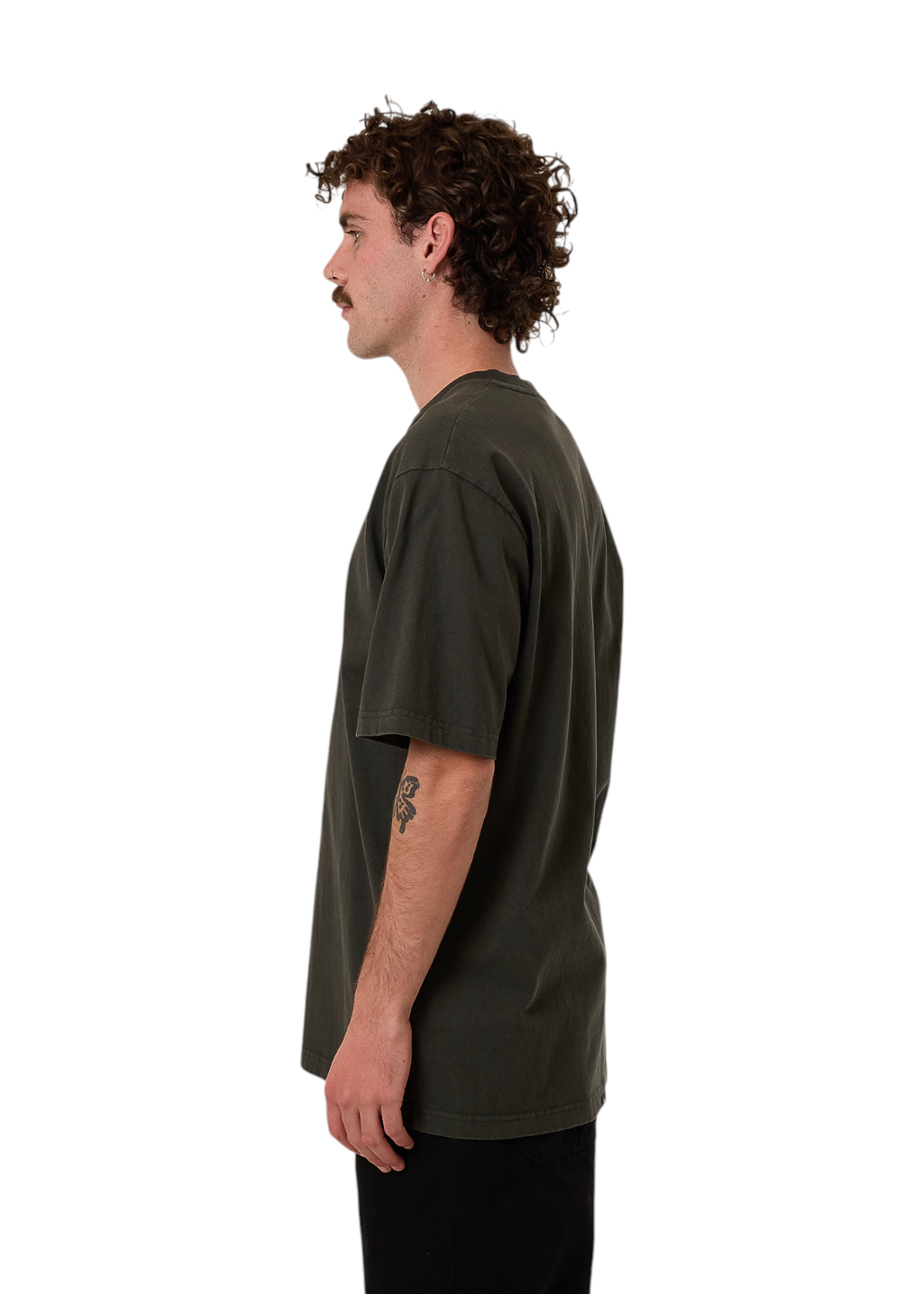 THRILLS - Solace Of Nature Oversize Fit Tee - Oil Green