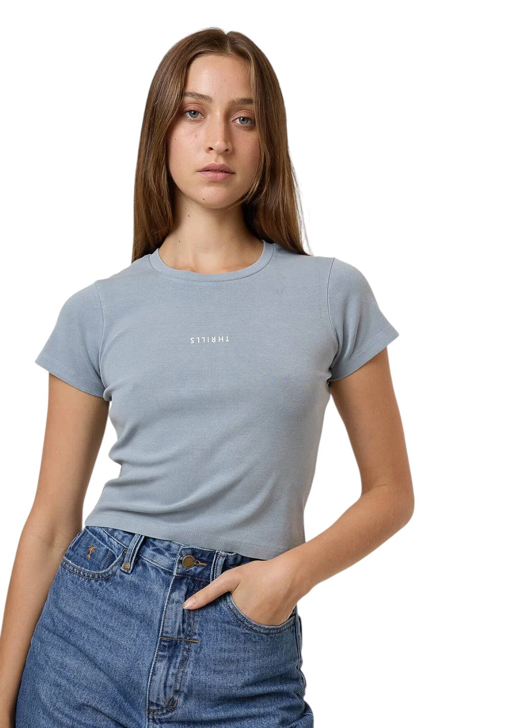 THRILLS - Minimal Thrills Mini Tee - Smog